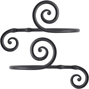 Curtain Holdbacks Large Swirls